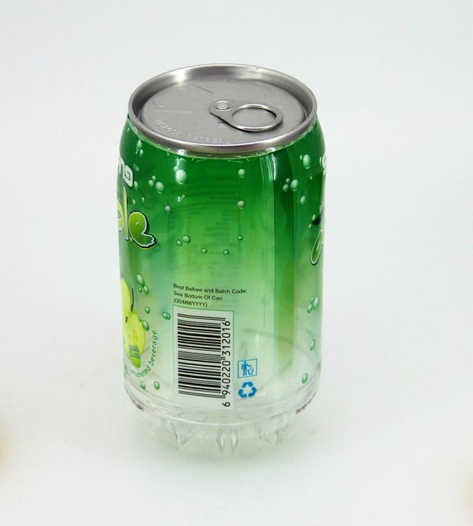 250ml Cold Filling Plastic / Pet Beverage Fruit juice Cans With FDA SGS