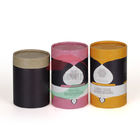 Printed Clear Plastic Skin Care Paper Composite Cans Plastic Cylinder Jar Moisture - Proof