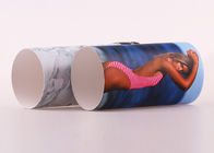 CMYK Printing Paper Tube Packaging , Underwear Cylinder Tube Packaging