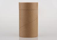 Formidable UV Coating / Varnish Cardboard / Kraft Paper Can For Tea / Gift