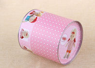 Pink Food Grade Kraft Paper Cans Packaging Aluminum Foil Liners Composite Can