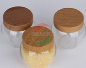 Free Sample Custom Size / Color Plastic Square / Round Clear Pet Jars With Lid For Food