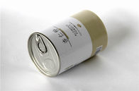 Recyclable Food / Fruit / Nut Packing Paper Composite Cans ,  Easy Open food canister