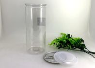 1000 Ml Aluminium Lid Clear Plastic Easy Open Jar Thin Long Tube For Seaweed
