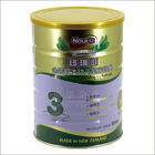 Fashion empty tin plate cans , tin storage containers 127mm / 99mm diameter