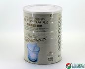 Fashion empty tin plate cans , tin storage containers 127mm / 99mm diameter