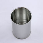 Straight round tin Plate cans / canisters for cooked food / drink / fruit
