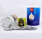 Waterproof recyclable Kraft Paper Composite Cans cookies packaging with custom logo