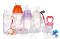 Customized Plastic Baby Milk Water Feeding Bottle With Straw Cap