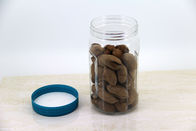 Custom 700ML Pet Plastic Jars Airtight Clear For Dry Fruit / Nut