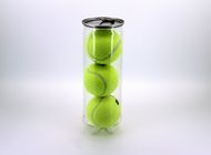 Air - proof Golf Ball Storage Clear Pet Jars Food Canister With Custom Logo