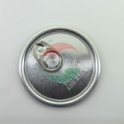 Recyclable 99mm 401# Aluminum Foil Lids / Dry Powder Full Easy Open Ends