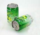 Round Plastic PET Canned Carbonated drink / Beverage Cans 120mm height