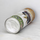 Water-resisted Eco-friendly Paper Composite Cans for Noodle Packaging , Paper Canister for Food
