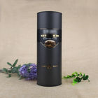 Empty Cylinder Paper Tube Box For Wine Bottles Packaging With Metal Lid