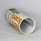 Fashinal Orange Cardboard Paper Composite Cans with Clear Window and Metal Bottom for Unferwear T-shirt Clothing