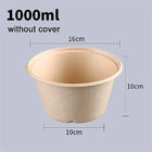 Circular Disposable Food Takeaway Box Paper Pulp Lunch Box Degradable