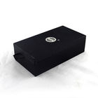 Luxurious Black Gold Stamping  Recycled Paper Box for Clothes and Cosmetics