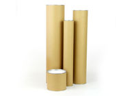 Movable Metal Cap Paper Composite Cans Without Label Map Packaging Tubes