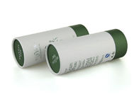 White Cardboard Custom Paper Tubes CMYK Printing Flexible Rolled