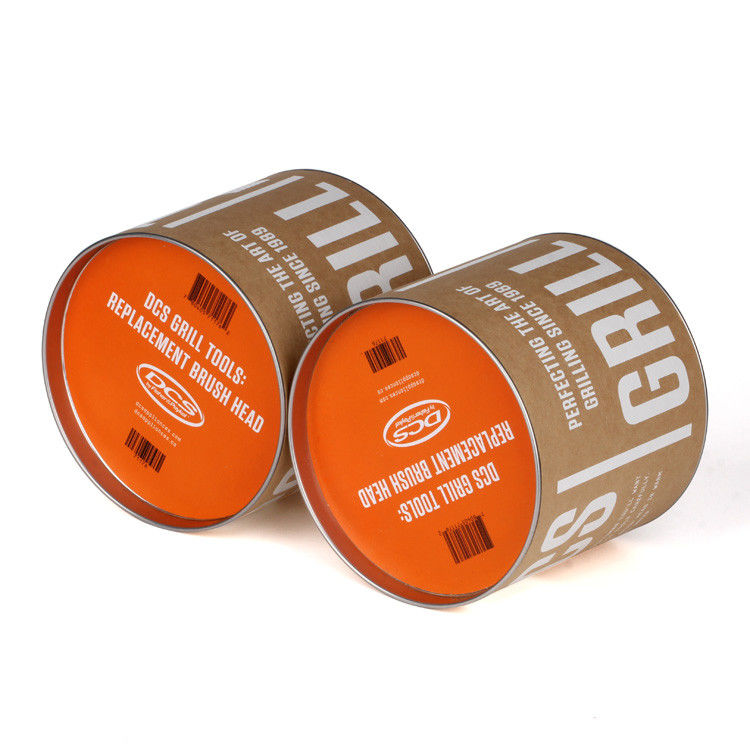 Download Labeling Color Kraft Paper Tube Packaging , Paper Tube ... Yellowimages Mockups
