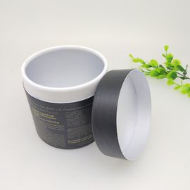 Loose Tea Packaging Paper Cylinder Containers / Cardboard Packaging Tubes