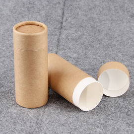 Essential Oil Round Kraft Paper Cylinder Containers easy open end