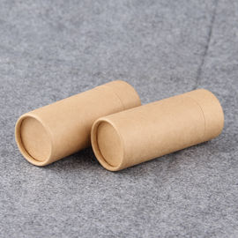 Essential Oil Round Kraft Paper Cylinder Containers easy open end
