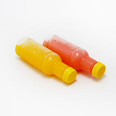 Transparent Beverage Plastic Juice Bottle 250ml with Screw Cover