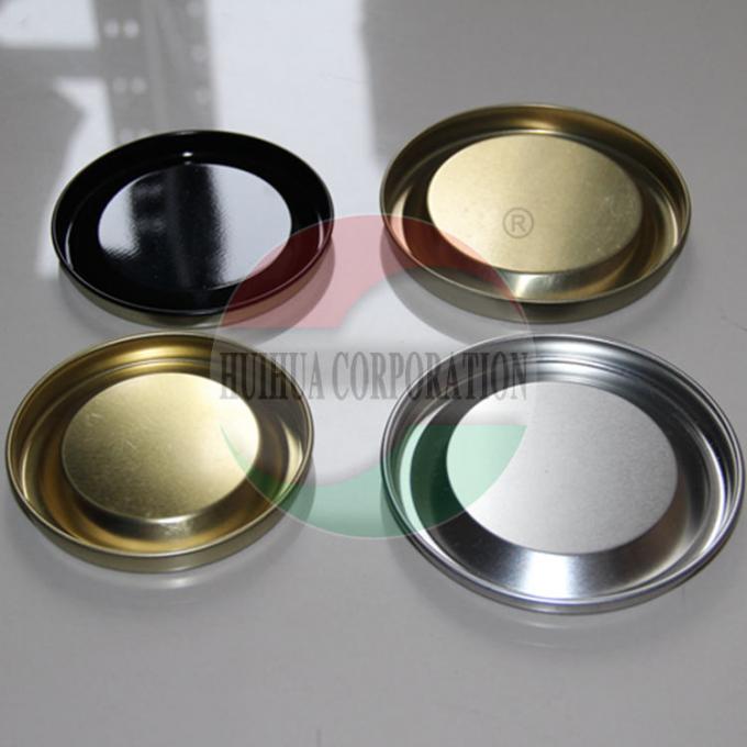 83mm 307 Iron Strech Tin Can Lid For Cardboard Paper Tube
