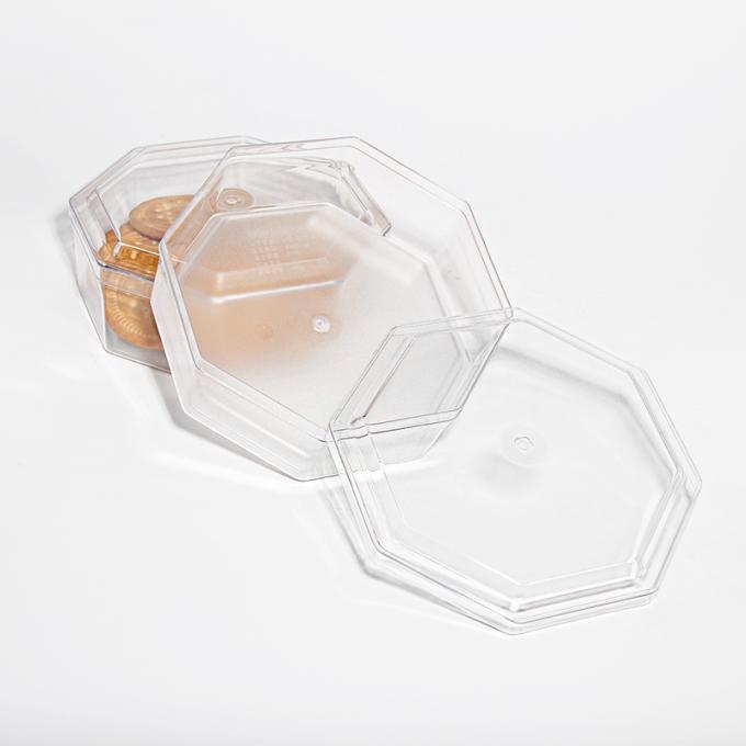 Plastic PET Food Grade Container Packaging Boxes With Lid