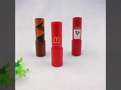 Eco-Friendly/Food Grade Paper Tube With Aluminum Lid And Plastic Cover In Various Sizes And Shapes