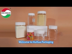 PET Plastic Clear Honey Bottle