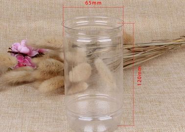 PET Plastic Bottle Clear Plastic Cylinder Professional SGS QS 280ML