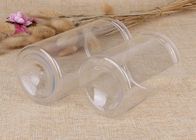 Dry Food Packaging Transparent Plastic Jars Clear Plastic Cylinder With Aluminum Pull - Ring Lid