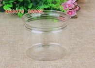 Plastic Clear Cookie Jar Candy Canister Food Storage With Matal Pull Tab Lid
