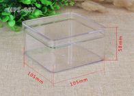 Package Gift Boxes Clear Plastic Wedding Square Shaped 143.5×89×61mm