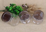 Tiny Size Candy / Noodle Packaging Clear Pet Jars Diameter 84 mm * Height 121mm