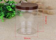 Screw Lid Plastic Bottle Clear Plastic Cylinder Coffee Tea Sugar Canister Sets