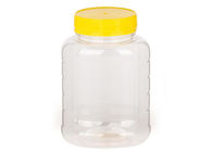 Transparent Food Grade Clear Pet Jars Plastic Screw Cap Waterproof