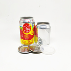 500ML Aluminum Beverage Cans With Easy Open Ends Slim Sleek