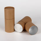 Food Package Cardboard Cylinder Container Tea Packaging Use No Printing Brown
