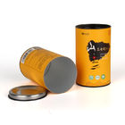 Airtight Tea Packaging Tube Paper Composite Cans Customized Printing