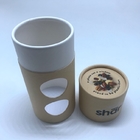 Biodegradable Food Paper Tube Packaging Fettuccine With Window