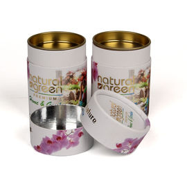 Carboard Tube Round Cylinder Gift Packaging Box Paper Tube With Push Up Lid