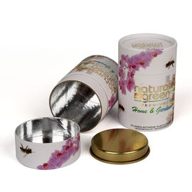 Carboard Tube Round Cylinder Gift Packaging Box Paper Tube With Push Up Lid
