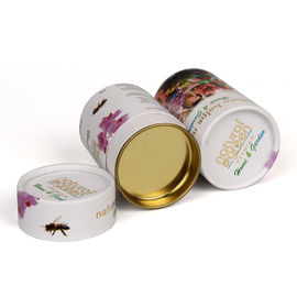 Carboard Tube Round Cylinder Gift Packaging Box Paper Tube With Push Up Lid