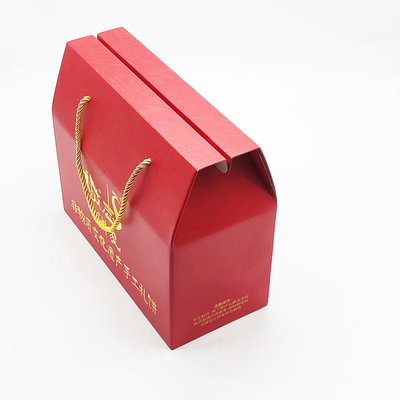 CMYK Recycled Paper Gift Boxes Square Kraft New Year Food Packaging Paper Gift Box For Nuts