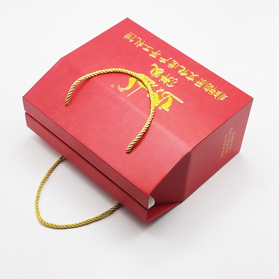 CMYK Recycled Paper Gift Boxes Square Kraft New Year Food Packaging Paper Gift Box For Nuts