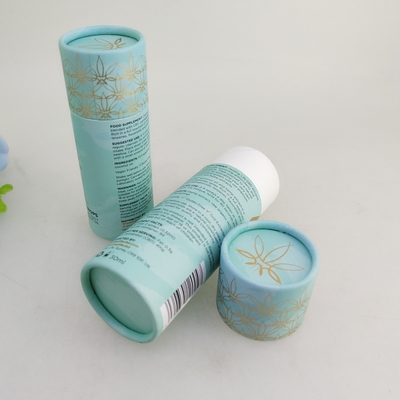 Wholesale Recyclable Paper Cans Packaging Cardboard Perfume Essential Oil Container Paper Tube